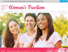 Tablet Screenshot of mywomenspavilion.com